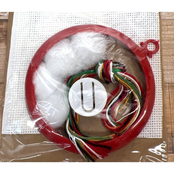 Musical Cross Stitch Kit Babys 1st 1990 Ornament The New Berlin Co. Christmas De - Picture 2 of 2